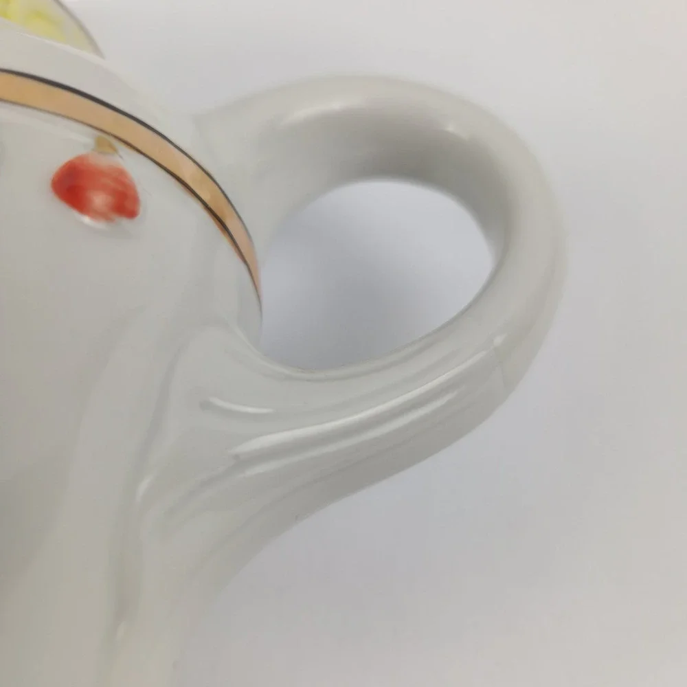 Vintage Elephant Teapot Porcelain Japan Gold Gilt Figural Tea Pot White Elephant